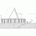 Refugio La Parva / elton+léniz arquitectos asociados Refugio La Parva / elton+léniz arquitectos asociados Elevation 01