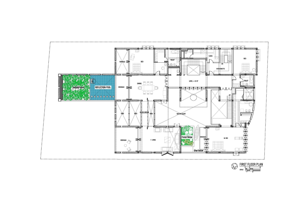 S.A Residence / Shatotto Plan 01