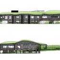 Karakida Community Center / Chiaki Arai Urban and Architecture Design Elevation 01