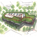 Karakida Community Center / Chiaki Arai Urban and Architecture Design Sketch 01