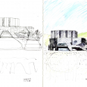 Ofunato Civic Center and Library / Chiaki Arai Urban and Architecture Design Ofunato Civic Center and Library / Chiaki Arai Urban and Architecture Design Sketch 02
