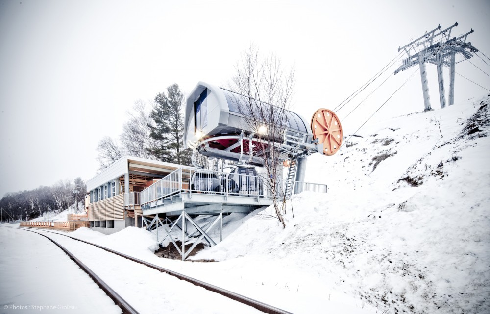 Le Massif de Charlevoix Train Station / STGM Architectes