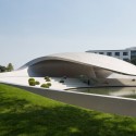 Porsche Pavilion at the Autostadt in Wolfsburg / Henn Architekten Porsche Pavilion at the Autostadt in Wolfsburg / Henn Architekten © HG Esch
