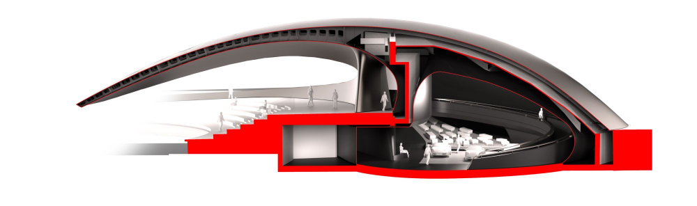 Porsche Pavilion at the Autostadt in Wolfsburg / Henn Architekten