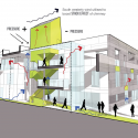 Green Incubator / Plus Three Architecture Elevation 02