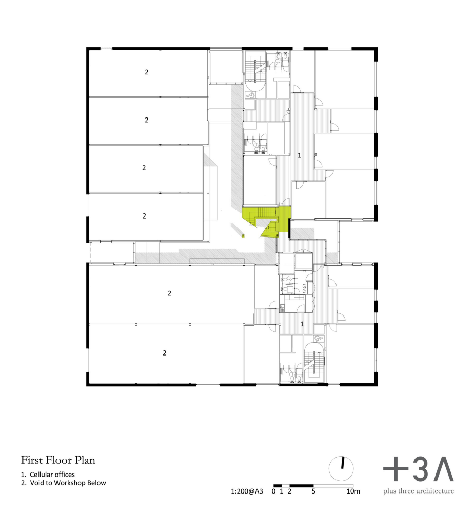 Green Incubator / Plus Three Architecture