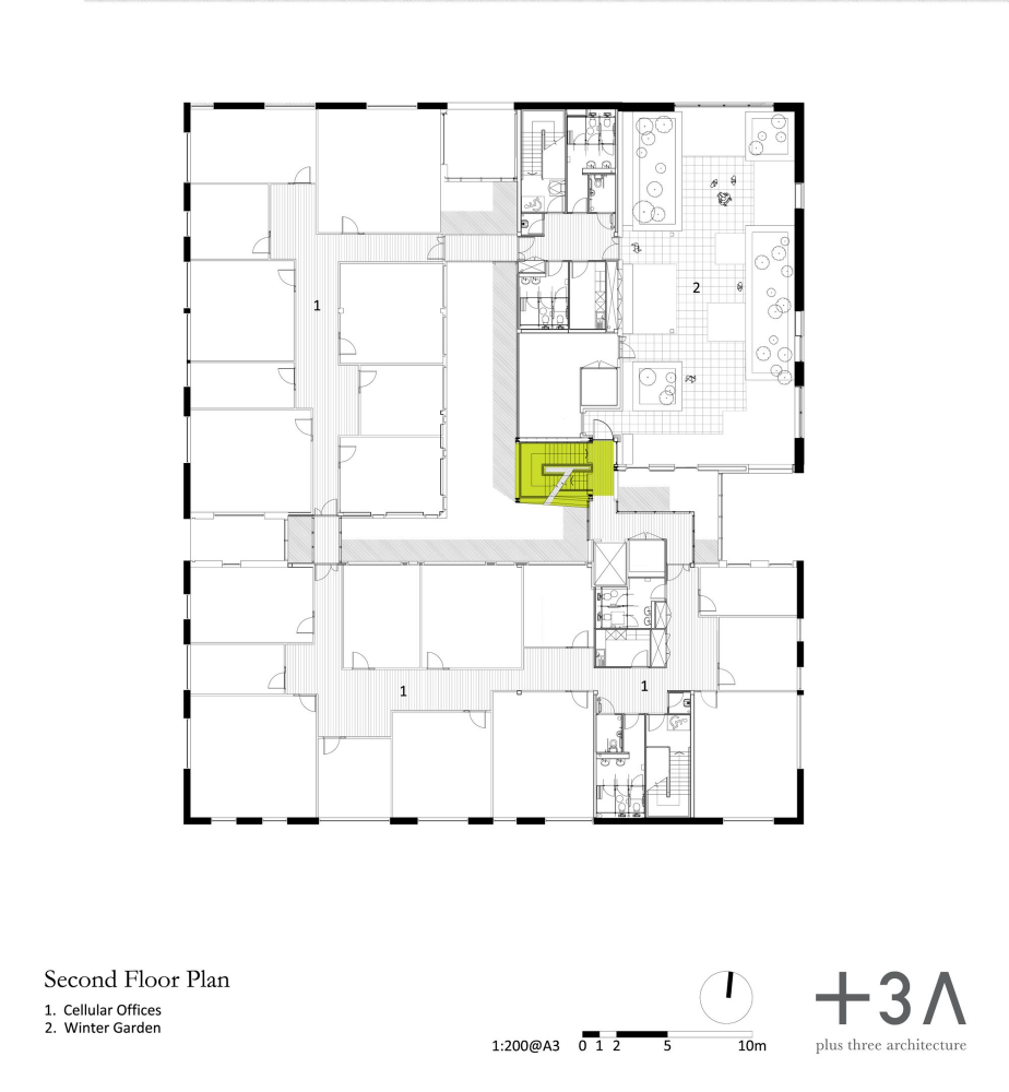 Green Incubator / Plus Three Architecture