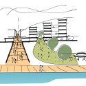 Harton Staithes / Plus Three Architecture Sketch 02