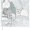 New wing of the Charleroi Museum of Photography / L’Escaut Architectures Site Plan 01