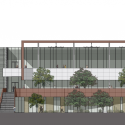 GateWay Community College / SmithGroup JJR East Elevation 01