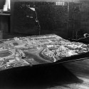 Frank Lloyd Wright Archives relocates to New York (3) Frank Lloyd Wright Archives relocates to New York (3) Broadacre City model in construction in Arizona. 1935. “The Frank Lloyd Wright Foundation Archives (The Museum of Modern Art | Avery Architectural & Fine Arts Library, Columbia University, New York)”