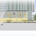 Amazon's Seattle Headquarters / NBBJ (32) Elevation 04, Amazon's Seattle Headquarters; Images © NBBJ