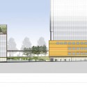 Amazon's Seattle Headquarters / NBBJ (30) Elevation 02, Amazon's Seattle Headquarters; Images © NBBJ