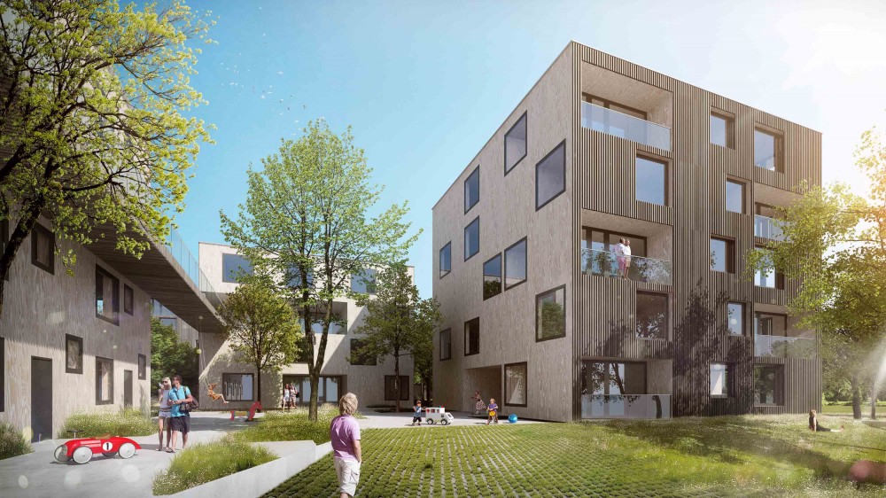 Green City Housing Complex / Chybik + Kristof Associated Architects