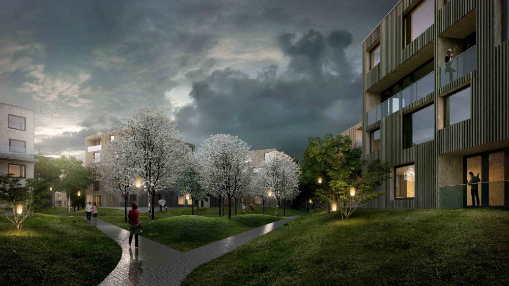 Green City Housing Complex / Chybik + Kristof Associated Architects