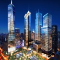 Ground Zero Master Plan / Studio Daniel Libeskind (2) Ground Zero Master Plan / Studio Daniel Libeskind (2) WTC Site Night, Silverstein Properties, New York © Silverstein Properties