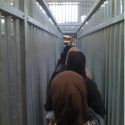 Kalandia Checkpoint. The First New Gate To Jerusalem in 466 Years. (2) Kalandia Checkpoint. The First New Gate To Jerusalem in 466 Years. (2) Women going though Kalandia © Harris Silver