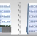 Jinzhou New Area Medical Center (18) north and south elevations