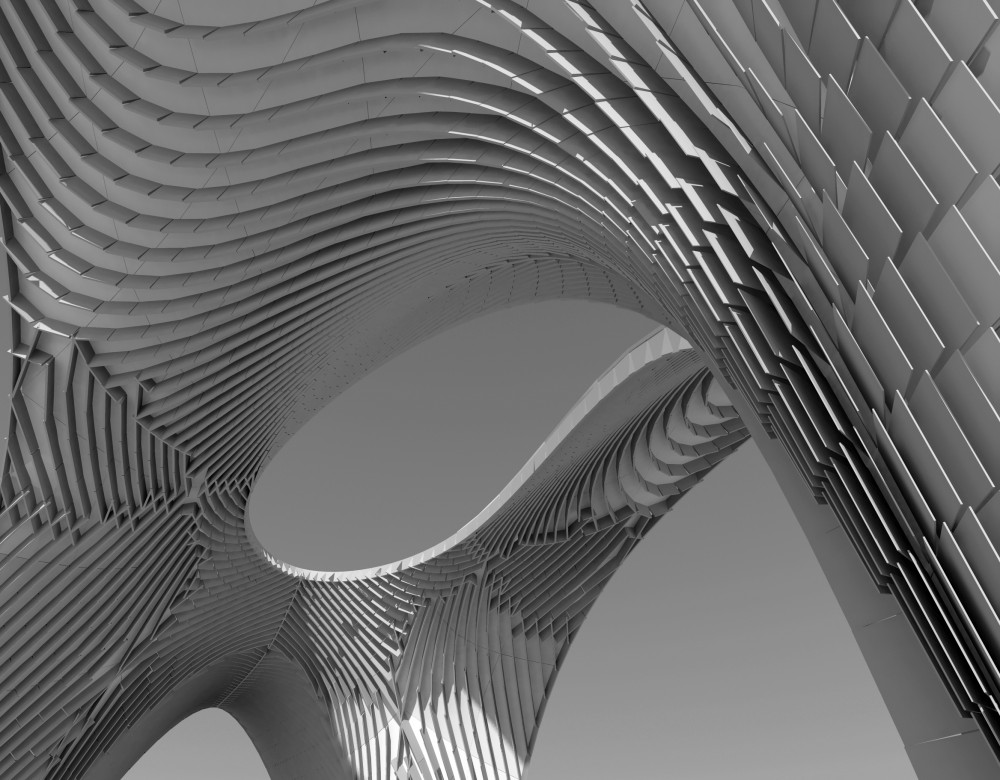 ‘Pleated Shell Structures’ Exhibition / Zaha Hadid Architects