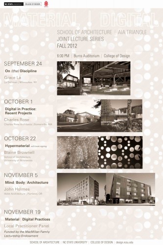 NC State University Fall 2012 Lecture Series