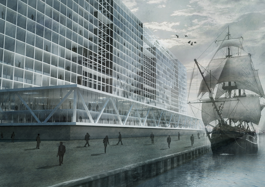 New Harbor Service Building / IaN+