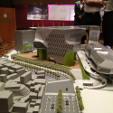 Neil M. Denari Architects Wins New Keelung Harbor Service Building (1) Competition Model via Michael Speaks
