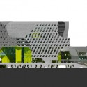 Keelung Harbor Service Building / Neil M. Denari Architects (18) Keelung Harbor Service Building / Neil M. Denari Architects (18) Elevation - Courtesy of Neil M. Denari Architects