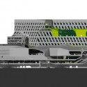 Keelung Harbor Service Building / Neil M. Denari Architects (17) Keelung Harbor Service Building / Neil M. Denari Architects (17) Elevation - Courtesy of Neil M. Denari Architects