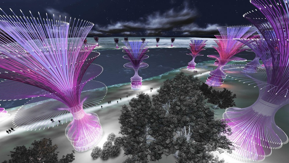 ‘Wind Fountain’ Competition Entry / Gembong Reksa Kawula