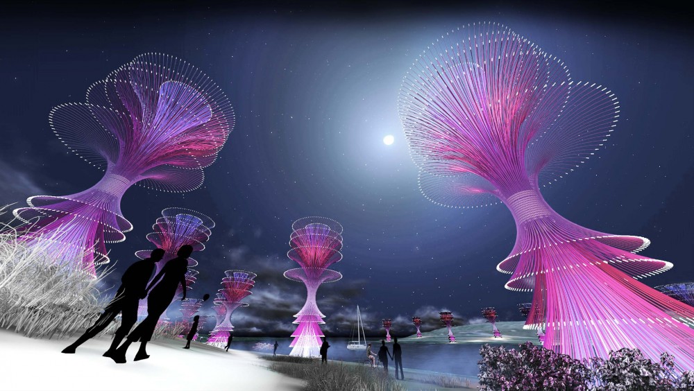 ‘Wind Fountain’ Competition Entry / Gembong Reksa Kawula