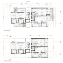 Rose Bay Apartments / Hill Thalis Architecture First & Second Floor Plan 01