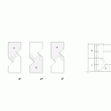 W Window House / Alphaville Architects W Window House / Alphaville Architects Plan & Section 01