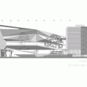 Centro Cultural Roberto Cantoral / Broissin Architetcs Centro Cultural Roberto Cantoral / Broissin Architetcs Elevation 01