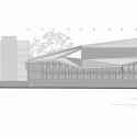Centro Cultural Roberto Cantoral / Broissin Architetcs Centro Cultural Roberto Cantoral / Broissin Architetcs Elevation 02
