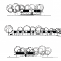 Jean Carrière Nursery School / Tectoniques Architects Jean Carrière Nursery School / Tectoniques Architects Elevation 01