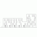 Hollande Béthune Social Housing / FRES Architectes Elevation 01