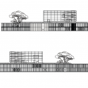 Médiathèque grand M / Atelier d'architecture King Kong Elevation 01