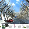 Forest Corridor – Highway Noise Barrier (4) Courtesy of BREAD Studio
