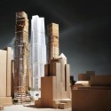 View form the southwest, Courtesy of Gehry International Inc.