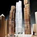 Gehry and Mirvish unveil Toronto 'Sculptures'  (3) View form the southeast, Courtesy of Gehry International Inc.