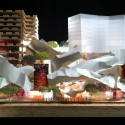 Gehry and Mirvish unveil Toronto 'Sculptures'  (1) Podium, Courtesy of Gehry International, Inc