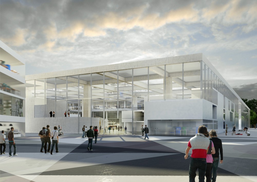 OMA wins competition for new engineering school in France