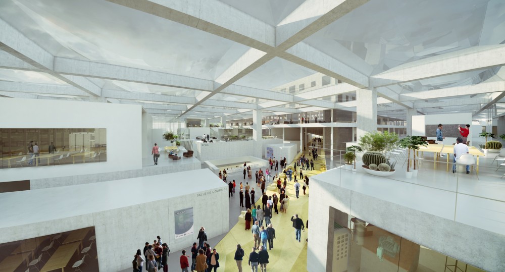 OMA wins competition for new engineering school in France