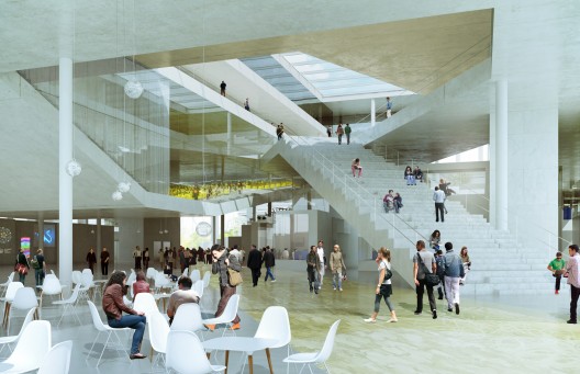 OMA wins competition for new engineering school in France (8)