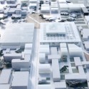 OMA wins competition for new engineering school in France (6) OMA wins competition for new engineering school in France (6) Overview of the ECP integrated in the urban plan - Image courtesy of OMA