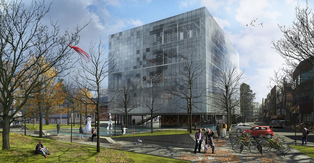 Daegu Gosan Public Library Competition Entry / Various Architects