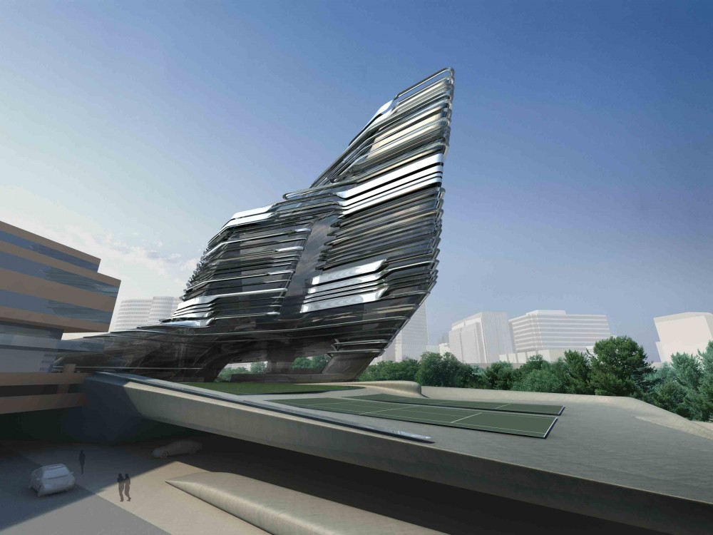 Innovation Tower, Hong Kong Polytechnic University / Zaha Hadid Architects