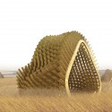 'Harvest Wave' Exhibition for the Sukkahville Design Competition (7) 'Harvest Wave' Exhibition for the Sukkahville Design Competition (7) Courtesy of Andrew McGregor, Robert Miller, Raymond Bourraine, Teresa Cacho