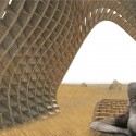 'Harvest Wave' Exhibition for the Sukkahville Design Competition (8) 'Harvest Wave' Exhibition for the Sukkahville Design Competition (8) Courtesy of Andrew McGregor, Robert Miller, Raymond Bourraine, Teresa Cacho