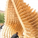'Harvest Wave' Exhibition for the Sukkahville Design Competition (5) 'Harvest Wave' Exhibition for the Sukkahville Design Competition (5) Courtesy of Andrew McGregor, Robert Miller, Raymond Bourraine, Teresa Cacho